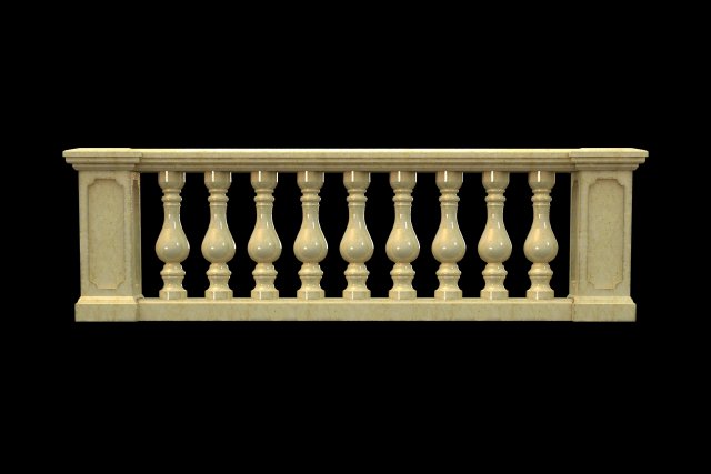 balustrade 3D मॉडल .c4d .max .obj .3ds .fbx .stl .blend 