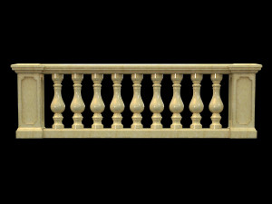 balustrade 3D 모델