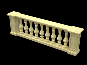 balustrade 3D मॉडल