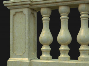 balustrade 3D मॉडल