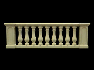класична балюстрада 3D Модель