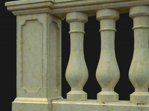 classic balustrade Modelo 3D