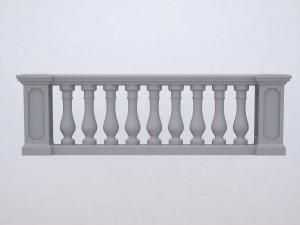 balustrade 3D 모델