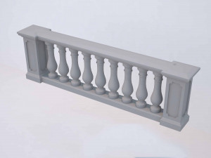 balustrade Model 3D