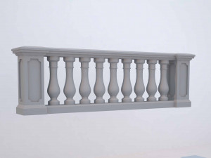 balustrade Model 3D