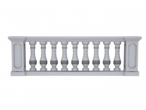 balustrade Model 3D