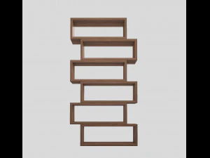 estanter&iacute;a Modelo 3D