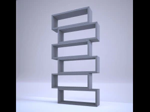 estanter&iacute;a Modelo 3D