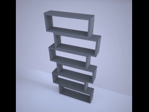estanter&iacute;a Modelo 3D