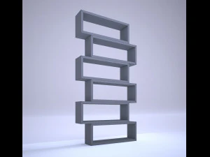 estanter&iacute;a Modelo 3D
