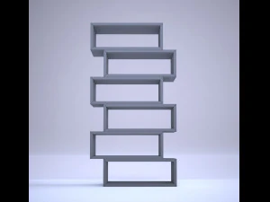 estanter&iacute;a Modelo 3D