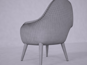 arm chair fredericia swoon Modelo 3D