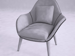 arm chair fredericia swoon Modelo 3D