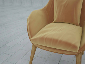 arm chair fredericia swoon Modelo 3D