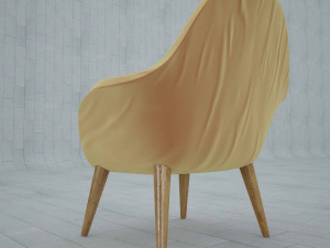 arm chair fredericia swoon Modelo 3D