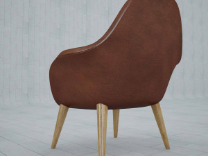 arm chair fredericia swoon 3D Model