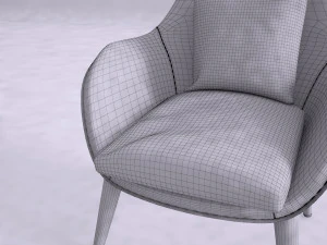 arm chair fredericia swoon 3D Model