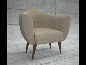 arm chair 3D 모델