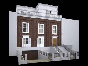 классический дом 3D Модель