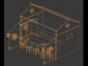 japanese country house Model 3D