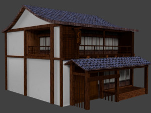 japanese country house 3D 모델