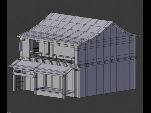 japanese country house Modèle 3D