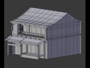 japanese country house 3D Model