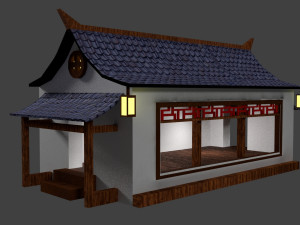 japanese country house 3 3D 모델