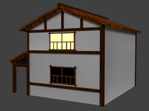 japanese country house 3D Model
