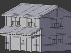 japanese country house 3D Model