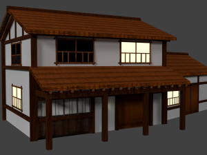 country house 3D 모델