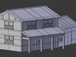 country house Modèle 3D