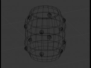 medieval barrel 3D-Modell