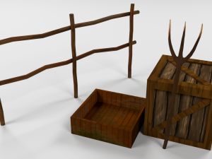 medieval street game environmentpack Modèle 3D