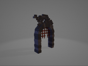 Stylized medieval package 3D Model