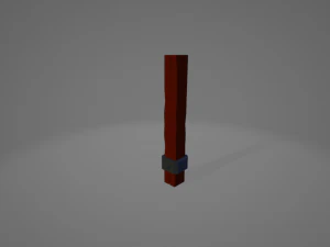 양식화된 중세 패키지 3D 모델