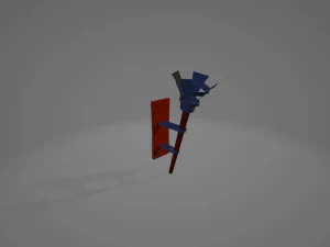 양식화된 중세 패키지 3D 모델