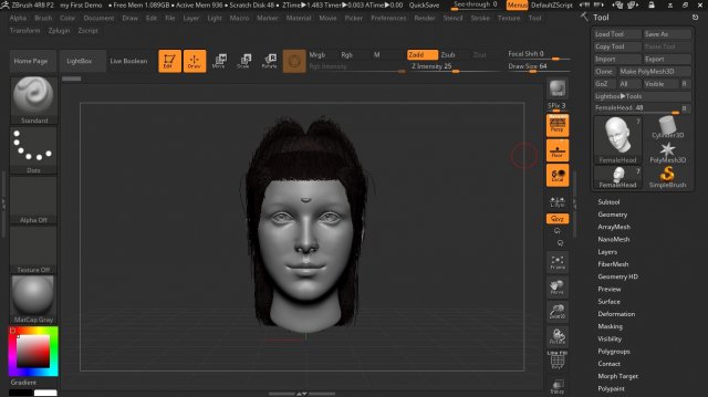 women face 3D Модель .c4d .max .obj .3ds .fbx .stl .blend 