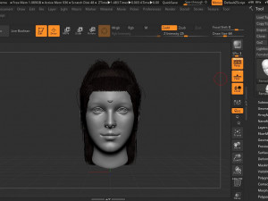 women face 3D 모델