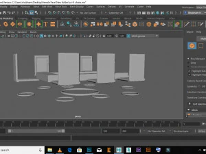 sci-fi chairs 3D Model