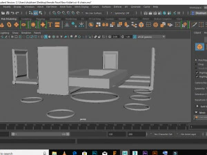 sci-fi chairs 3D Model