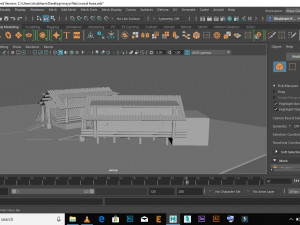 wood house Modelo 3D