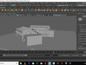 wood house Modelo 3D