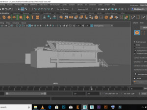 wood house Modelo 3D