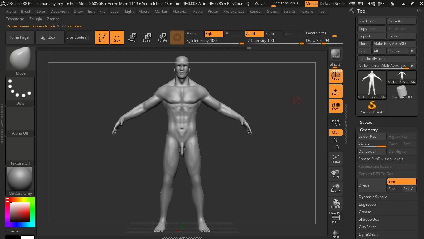 anatomia humana Modelo 3D .c4d .max .obj .3ds .fbx .stl .blend 