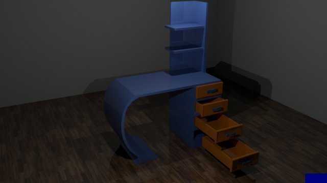 modern office 3D 模型 .c4d .max .obj .3ds .fbx .stl .blend