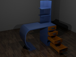 modern office 3D Модель