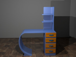 modern office 3D 模型