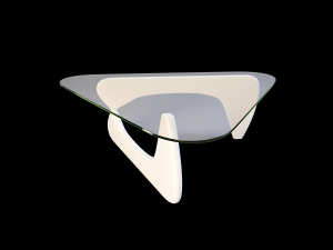 the big white sofa plus table 3ds max corona render Model 3D