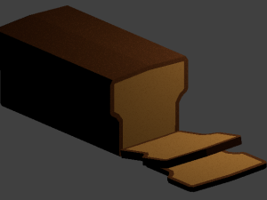 loaf of bread Modelo 3D